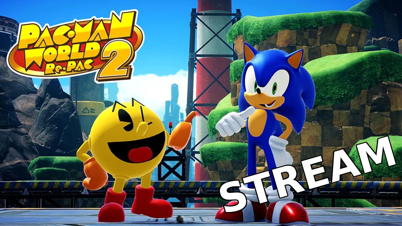 Pac-Man World 2 Re-Pac - Część 1 [Sonic DLC] - Live Stream PL