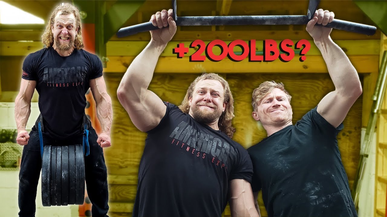 WEIGHTED PULL UP WORLD RECORD?!? ft. Magnus Midtbo & Anton Fomenko