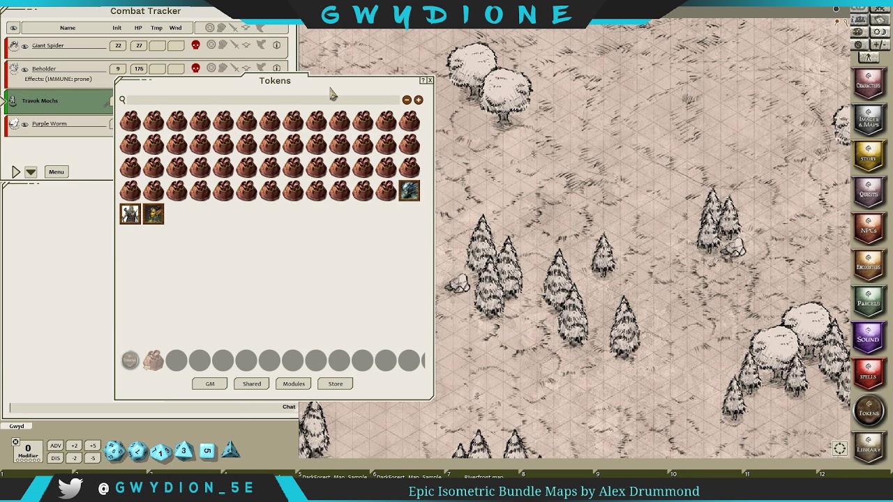 Epic Isometric Maps and Fantasy Grounds