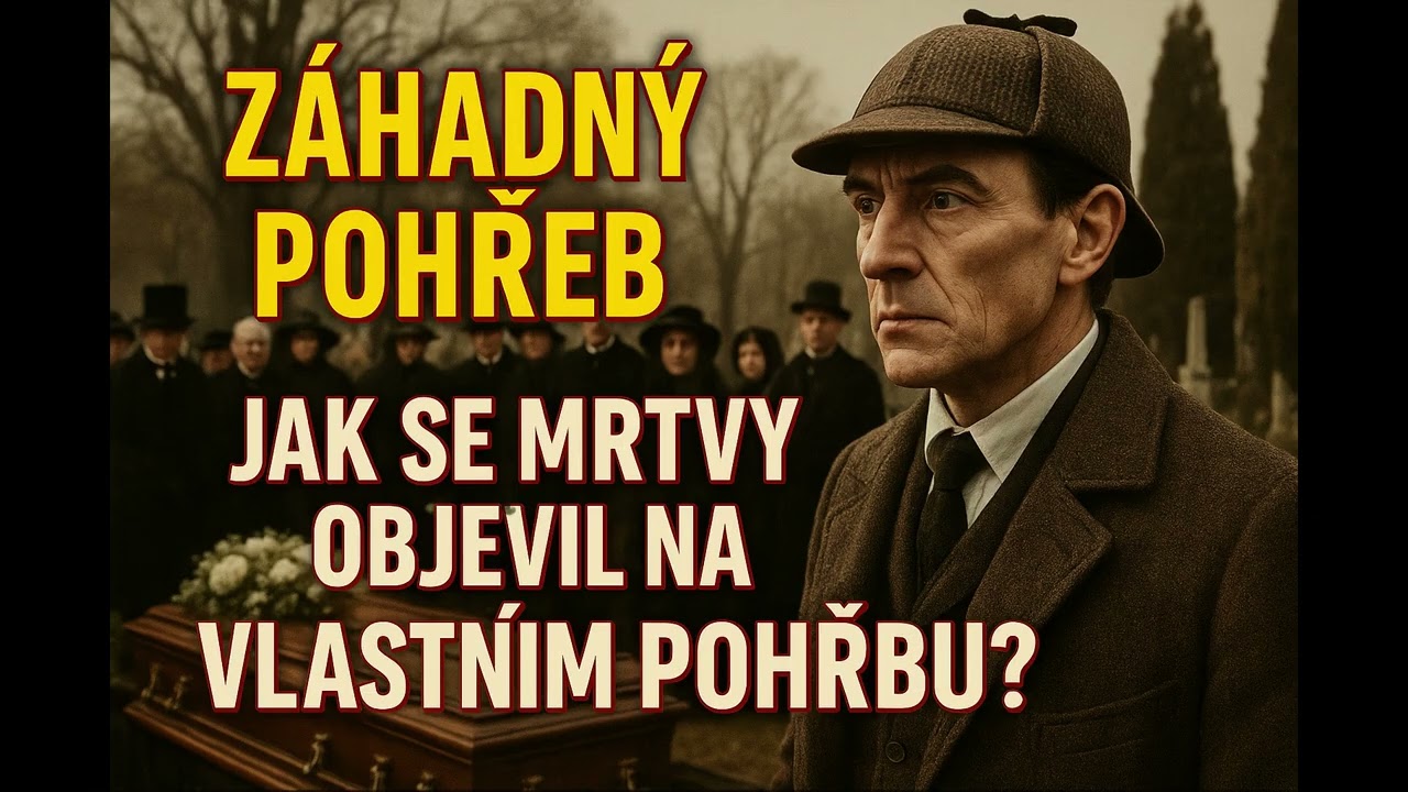Záhadný pohřeb: Jak se mrtvý objevil na vlastním pohřbu? - Sherlock Holmes Audiokniha CZ