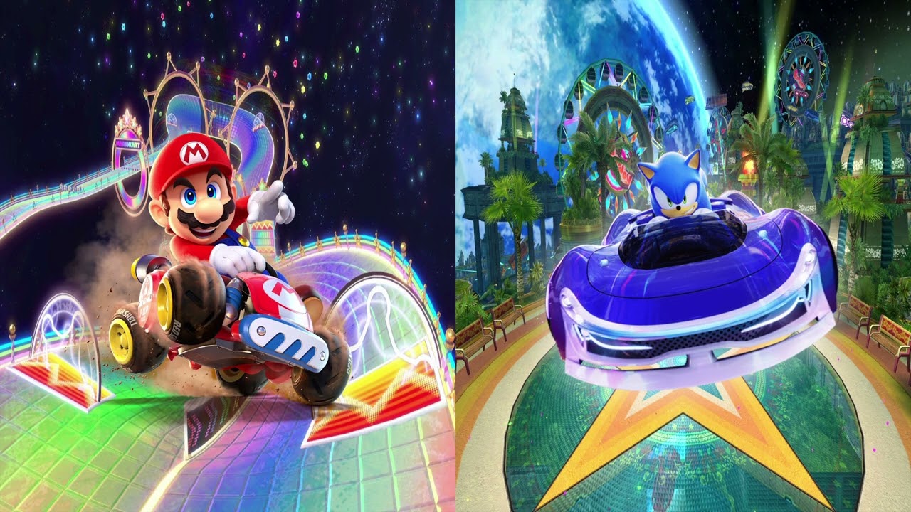 Mario Kart / Sonic Mix: Tropical Rainbow Resort