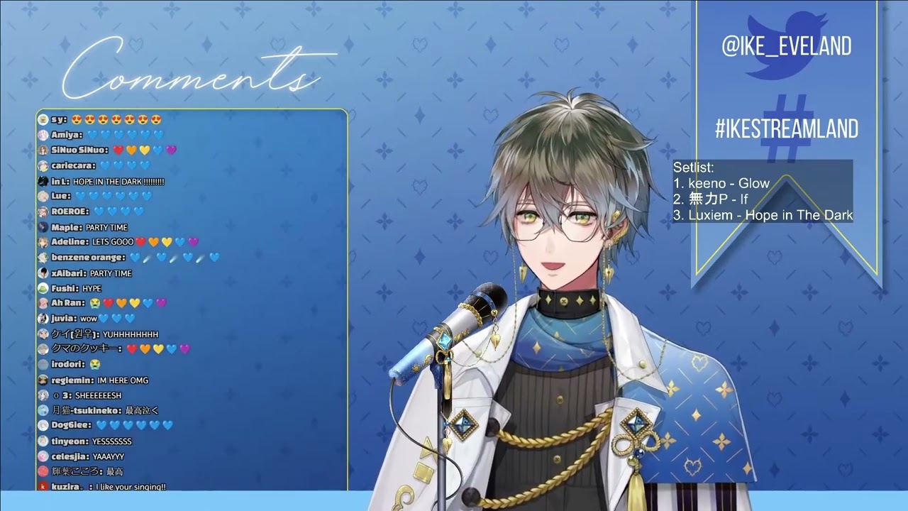 Ike sings Hope in the Dark / Luxiem 【Ike Eveland  |  NIJISANJI EN】