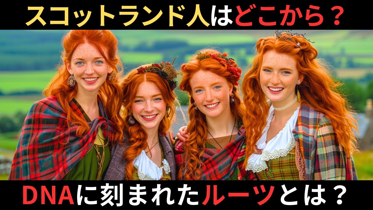 スコットランド人はどこから来たのか？DNAから分かる彼らのルーツとは？なぜ独立心が強いのか？イギリスになった理由とは？