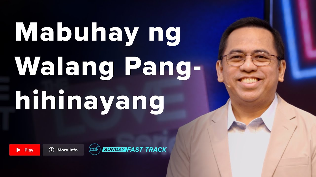 Mabuhay ng Walang Panghihinayang - Bong Saquing - No Regrets