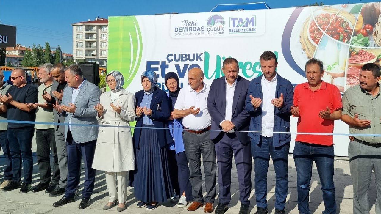 🌿Çubuk Et ve Yöresel Ürünler Pazarı Törenle Hizmete Açıldı