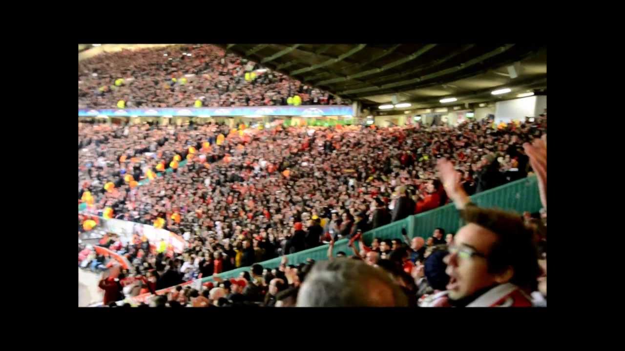Manchester 2 Benfica 2 - Claque do Benfica