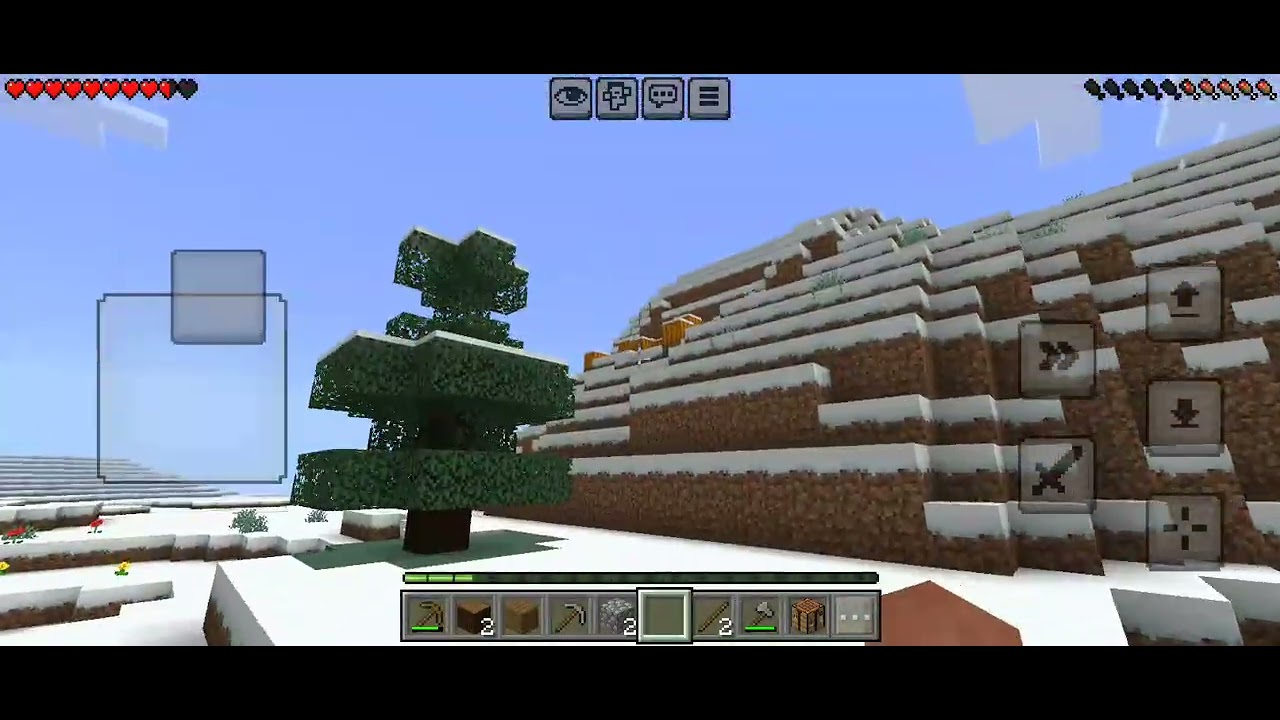 Aku bermain Minecraft survival 