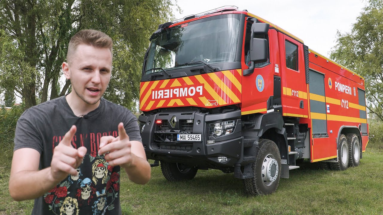 Noua autospecială a POMPIERILOR de 350.000 de euro!