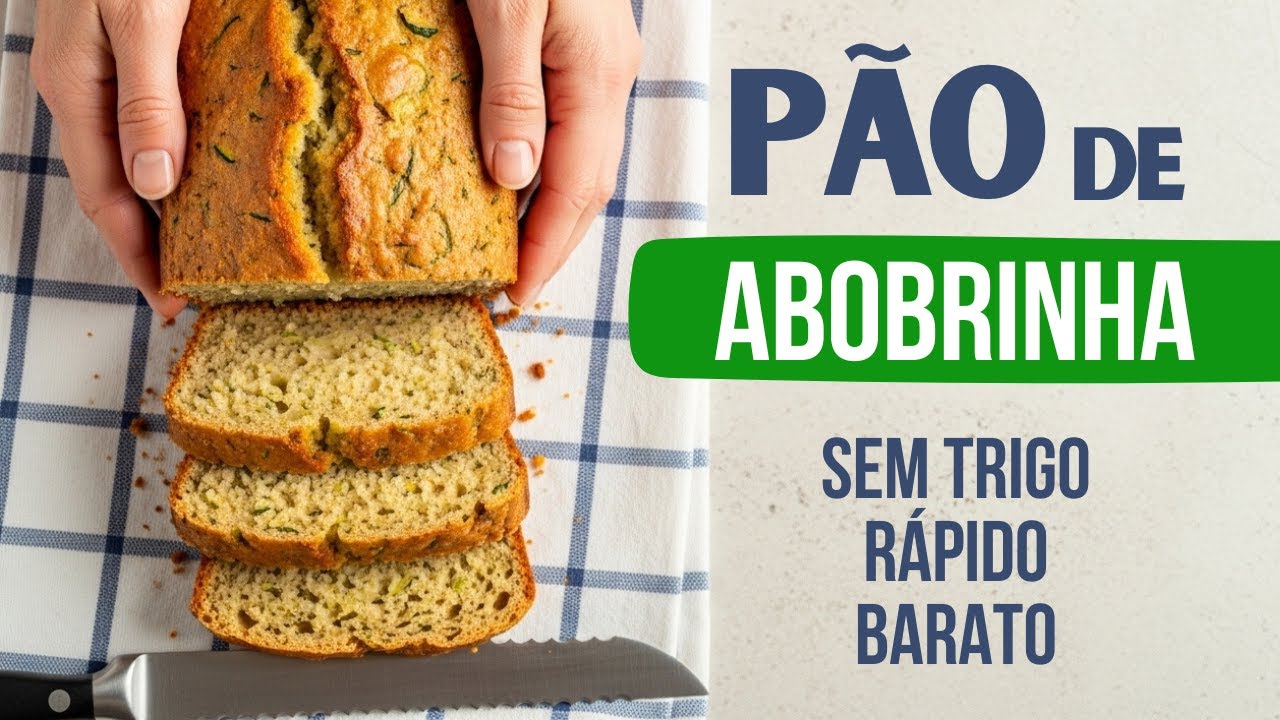 PÃO DE ABOBRINHA SEM TRIGO E SEM GLÚTEN, Fácil, Saudável e Delicioso!
