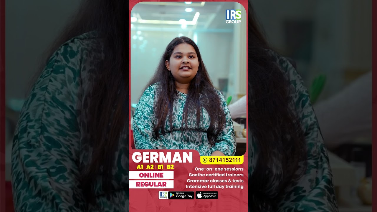 German Language Coaching from IRS Group.