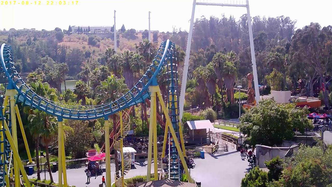 The Boomerang Coast To Coaster Ride At Six Flags: Discovery Kingdom POV