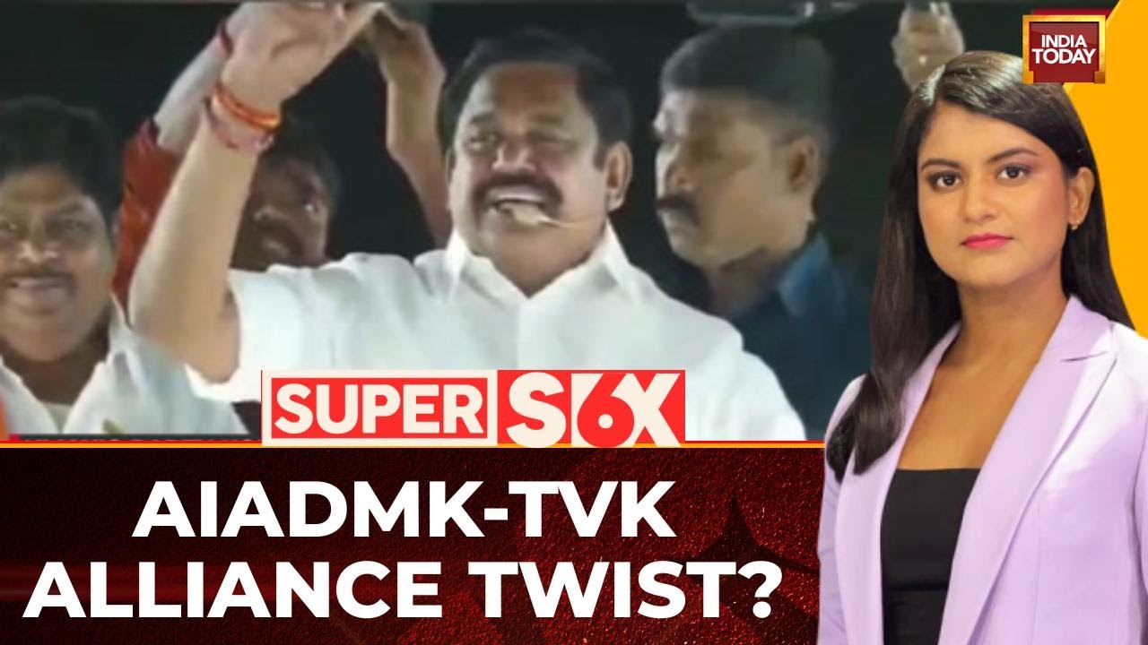 AIADMK Hints At Alliance With Vijay's TVK, But Party Denies. Political Script Twists | India Today