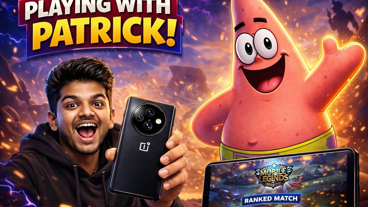 Playing With Patrick 😱 | MLBB Ranked Match on OnePlus 15