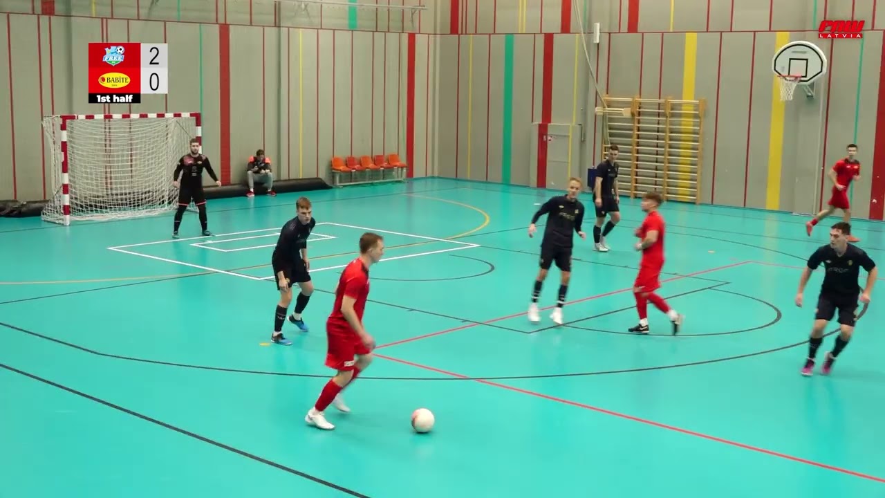 HRX Ķekavas čempionāts telpu futbolā 2025/26 - FREE - Babīte SK. Pilnais videoieraksts (04.01.2026)