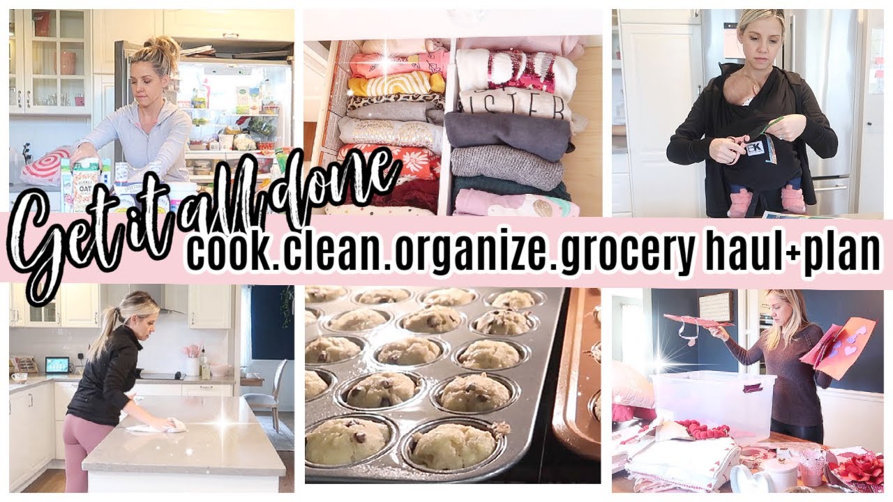 *NEW* GET IT ALL DONE 2021 CLEAN WITH ME, COOK, PLAN WITH ME + BJ'S GROCERY HAUL  BEASTON HOMEMAKING