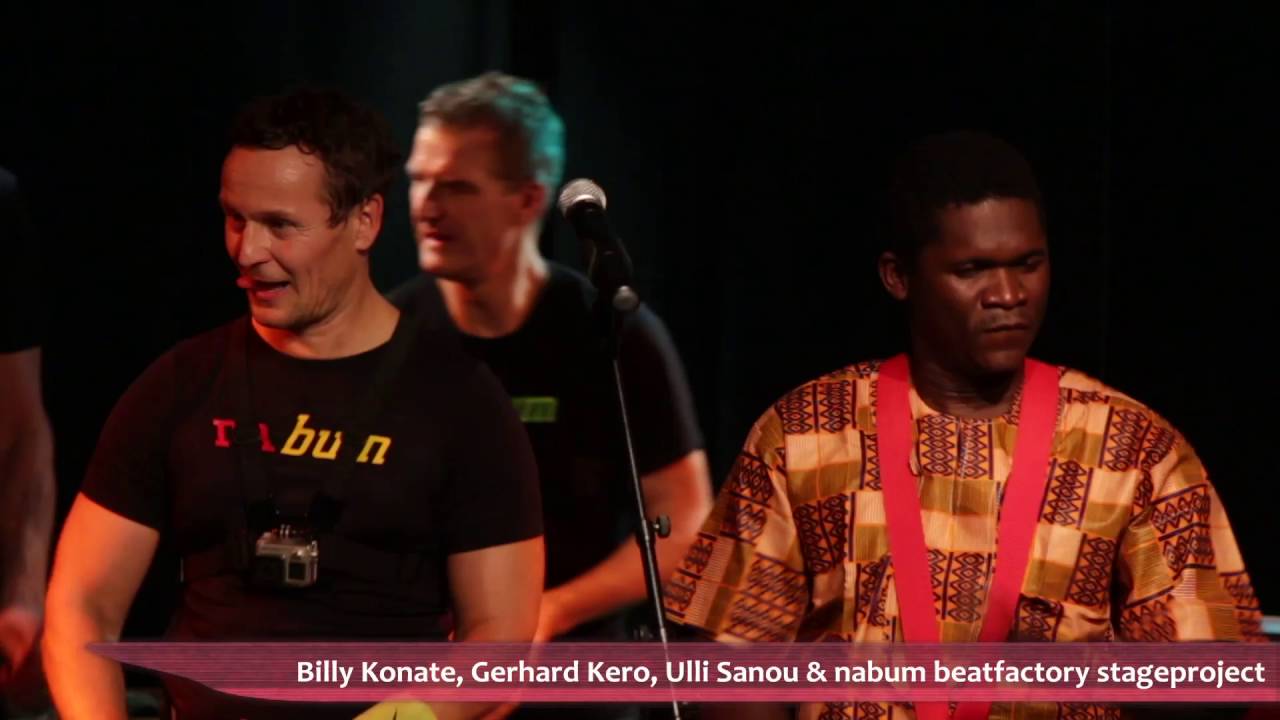 Billy Konate, Gerhard Kero, Ulli Sanou &  nabum-beatfactory stage project