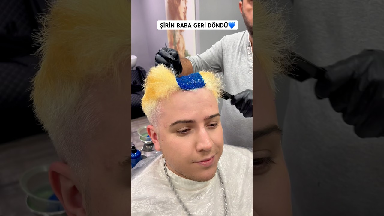 Semih Varol | Şirin Baba geri d&ouml;nd&uuml;💙 Sa&ccedil;larım nasıl olmuş? | #semihvarol #shorts