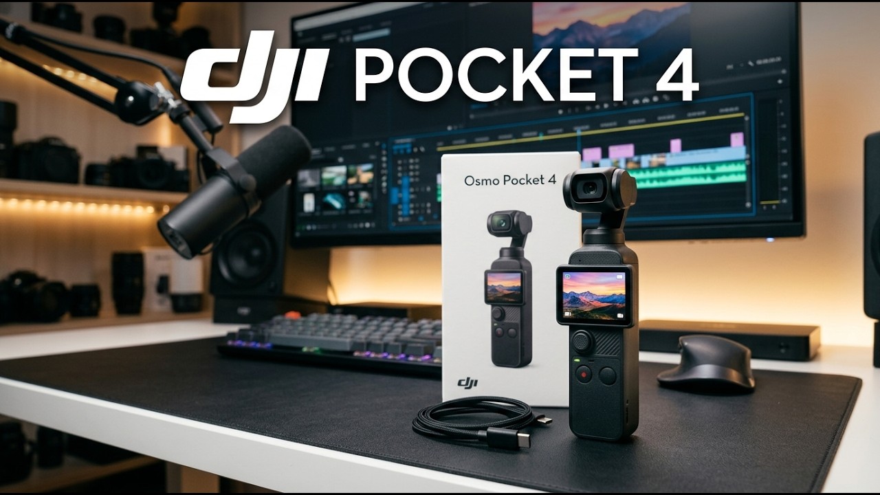 Цена, дата выхода и характеристики DJI Osmo Pocket 4!