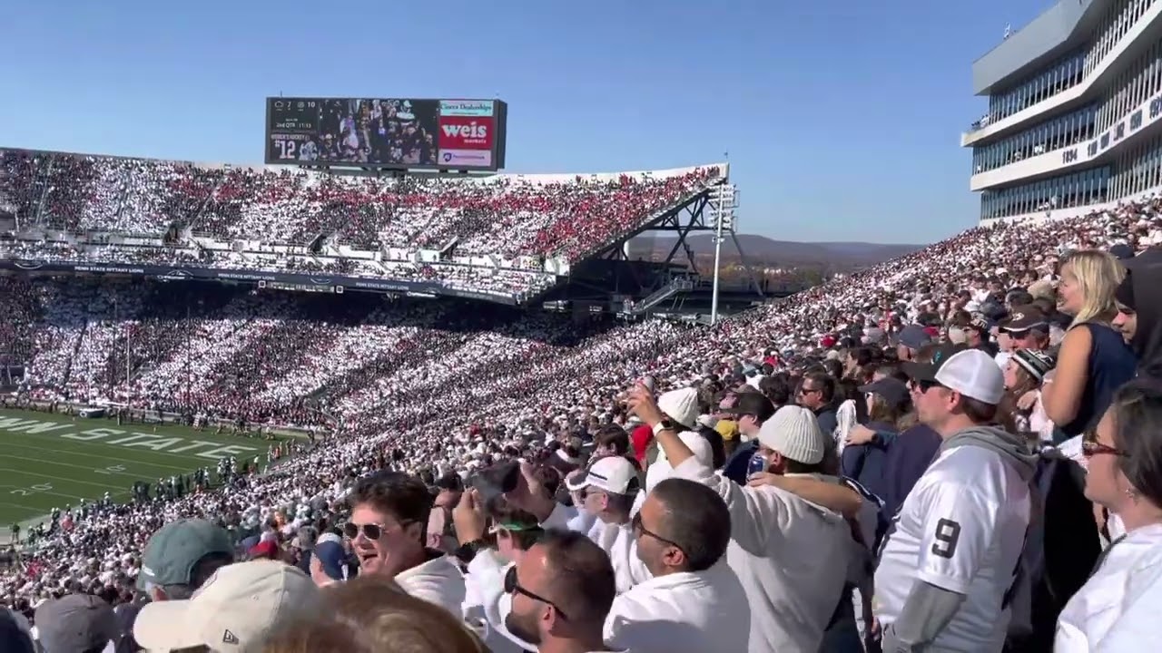 “Sweet Caroline” at Penn State Beaver Stadium vs OSU 10/29/22