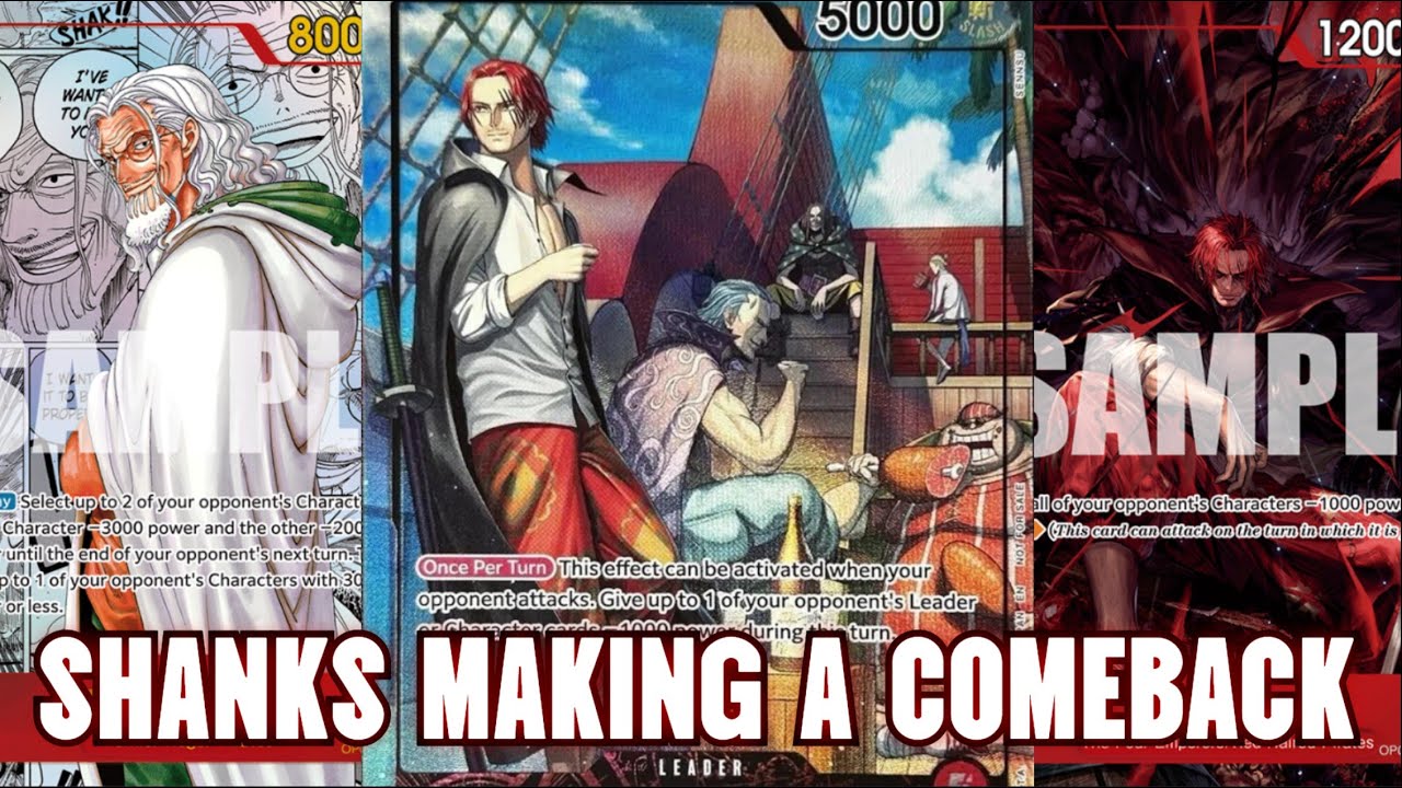 OP12 | R Shanks Deck Profile & Gameplay with Commentary | One Piece TCG
