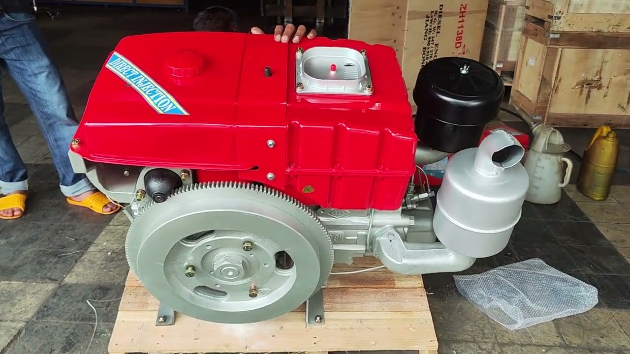 Engine Diesel Jiang Dong 38D, Jiang Đông 38 Hũ Đề Khui Thùng Mở Hộp 