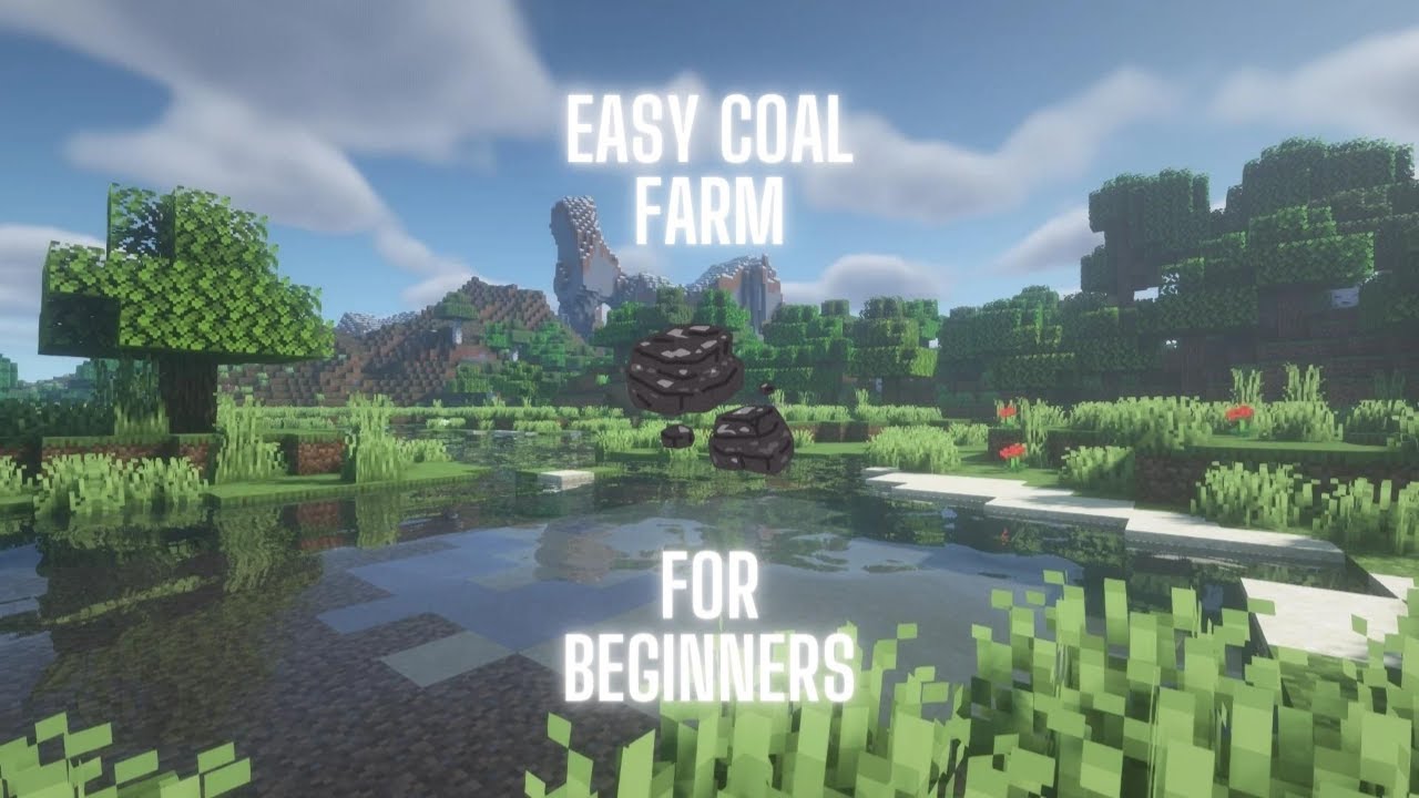 How to Make a Simple Coal Farm in Minecraft