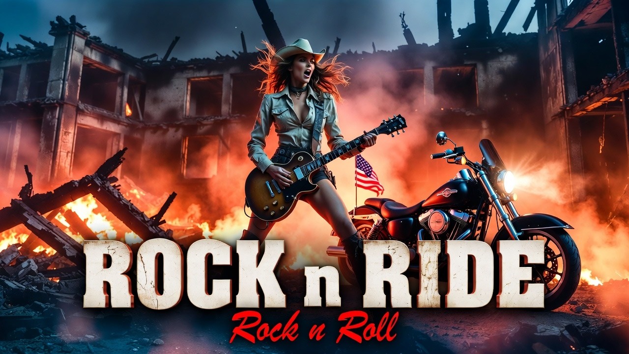 Best Music Rock N Roll 🎸 Rock N Ride 🔥 Rebel Engines | Across the States