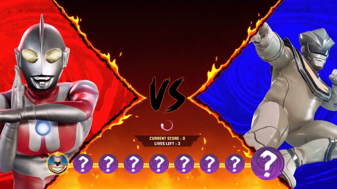 GIGABASH - Ultraman Arcade mode (Hard Difficulty)