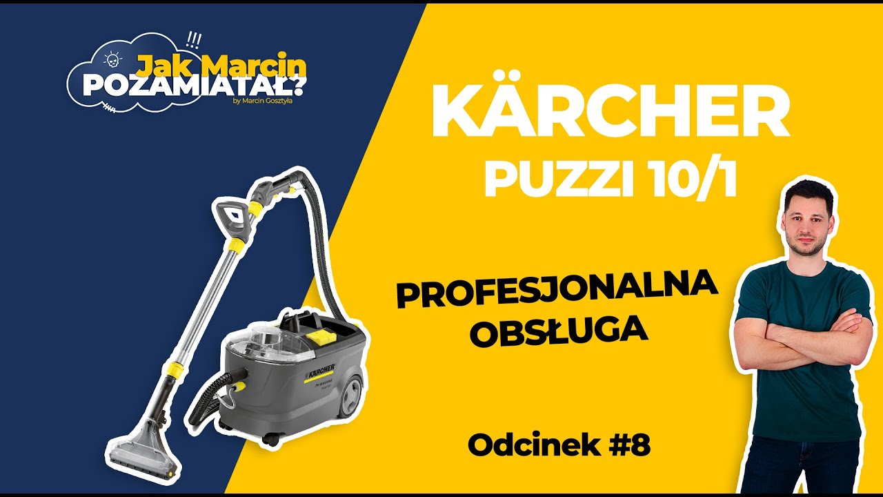 Jak profesjonalnie wyczyścić dywan i tapicerkę z Karcher PUZZI 10/1?  |  Odcinek 8