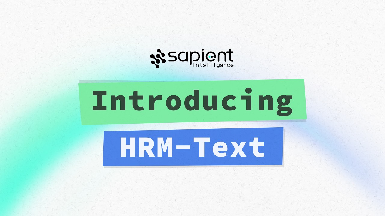 Introducing HRM-Text