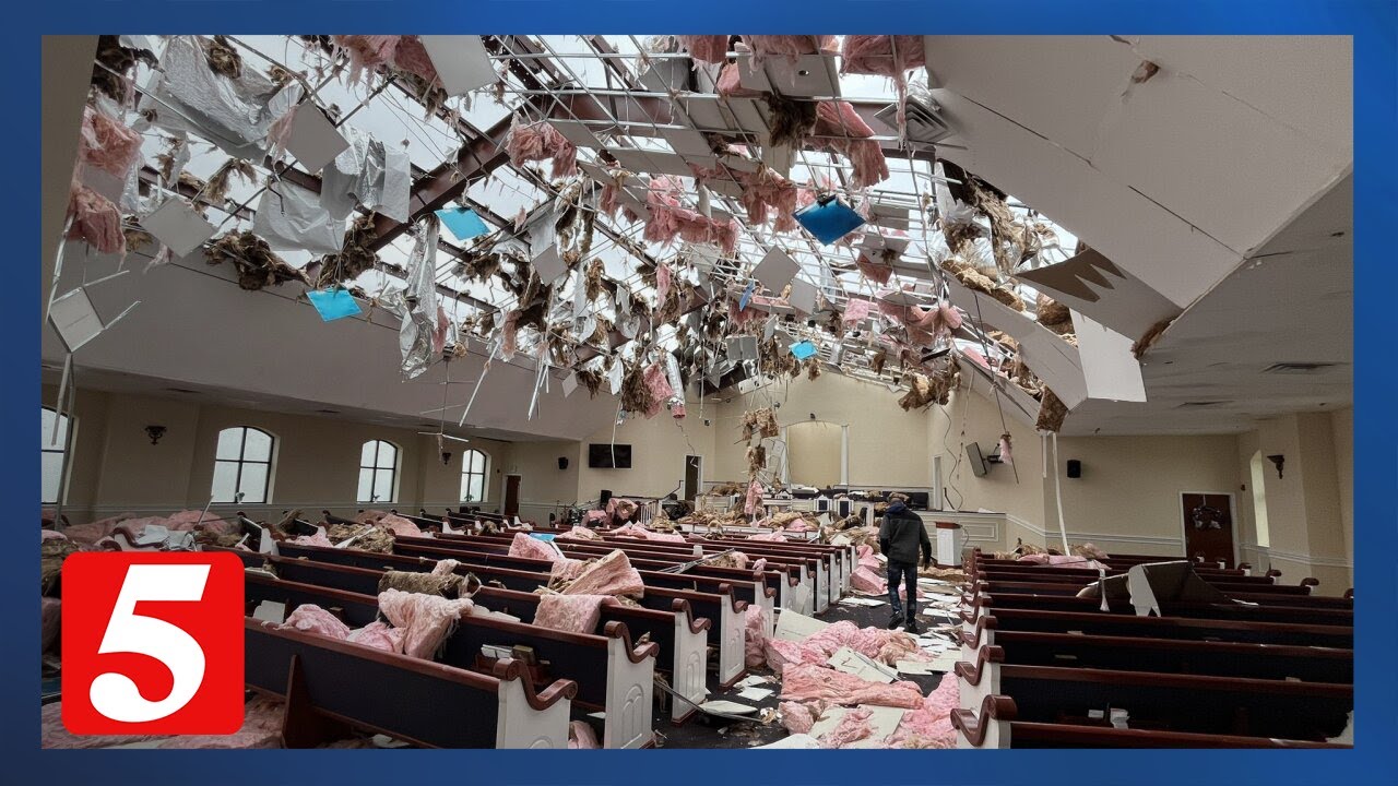 'We will bounce back' Clarksville's Mt. Olive Missionary Baptist Church hit by tornado