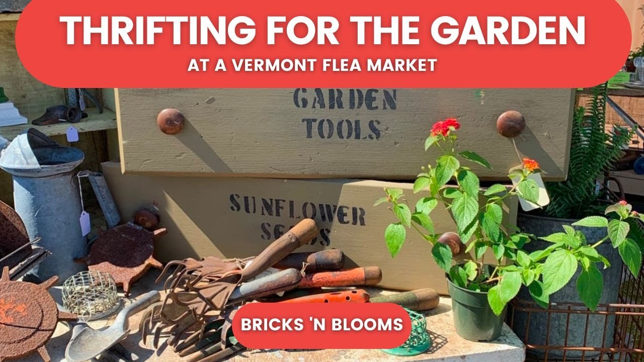 Thrifting for the Garden in Wilmington, Vermont! 🌱🏡 | Flea Market Finds & Hauls | Thrift With Me!
