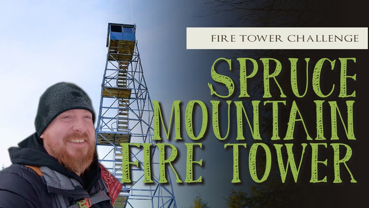 Spruce Mountain Fire Tower | ADK Fire Tower Challenge | Winter Hiking