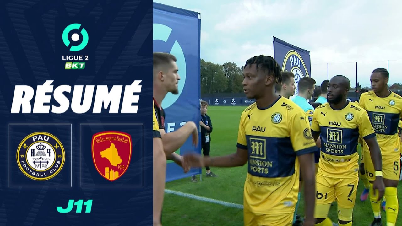 PAU FC - RODEZ AVEYRON FOOTBALL (2 - 2) - R&eacute;sum&eacute; - (PAU - RAF) / 2022-2023