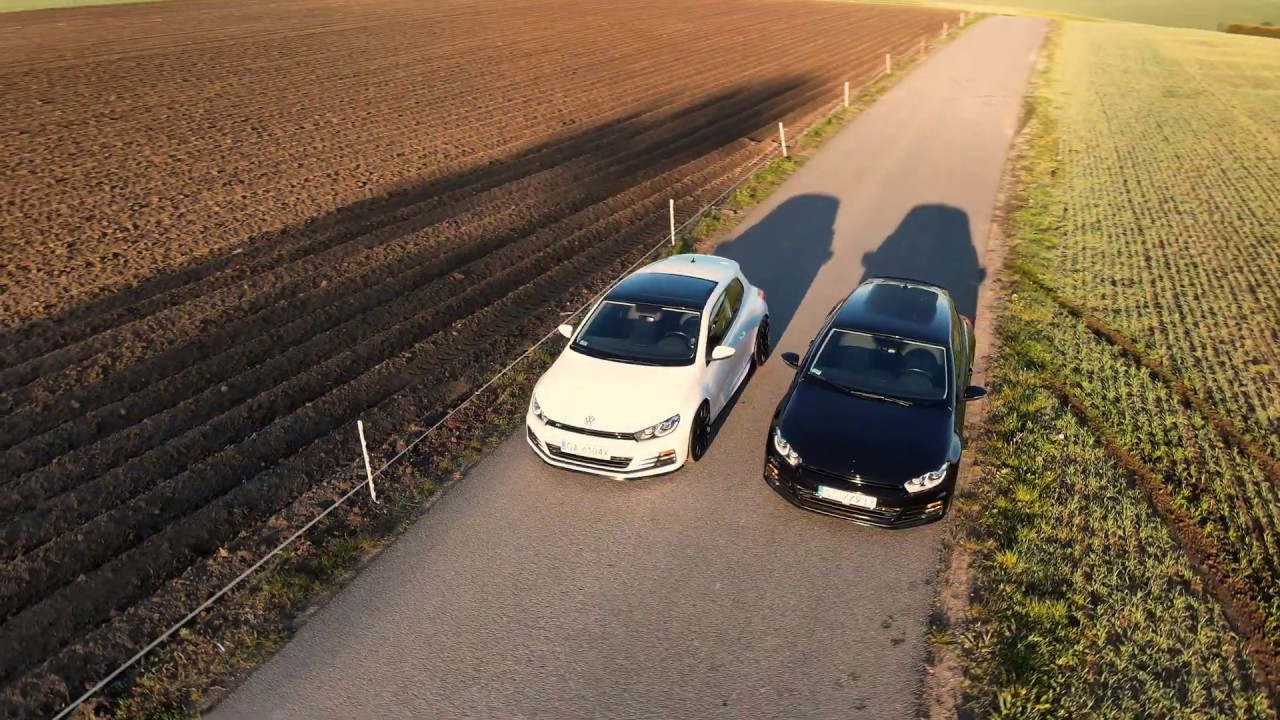 VW SCIROCCO R-Line Black&White 4K
