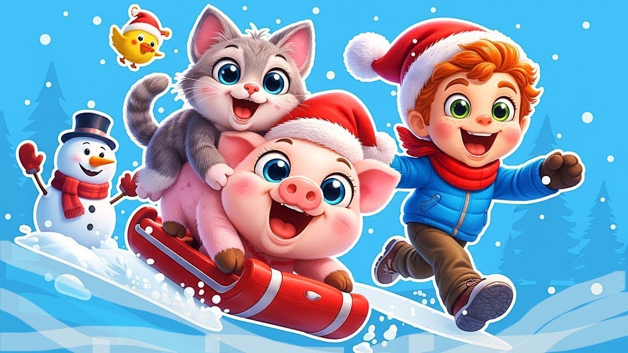 Dzisiaj idziemy na sanki 🎅🎄 HO-HO | Zimowe Piosenki | Kompilacja 2026 - Piosenki dla Dzieci