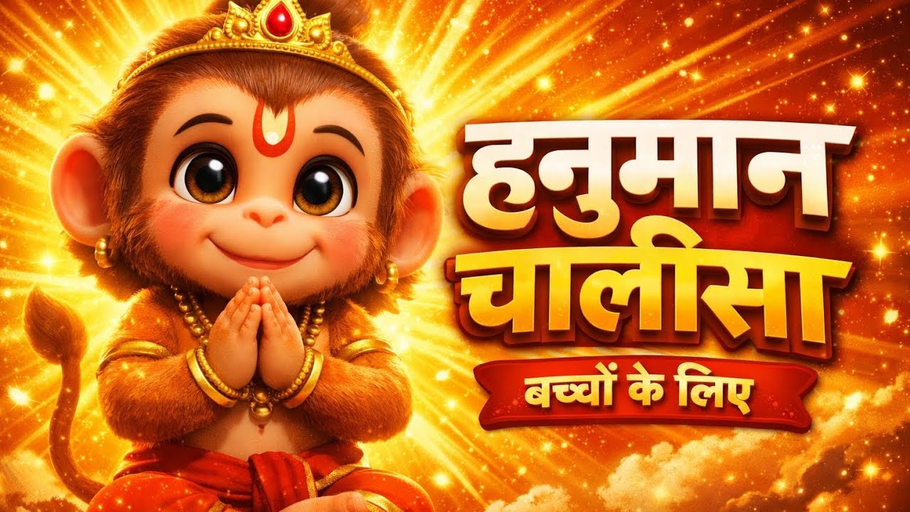 हनुमान चालीसा | बच्चों के लिए प्यारी भक्ति 🙏 Powerful Hanuman Chalisa for Kids | MotuElephantTV |