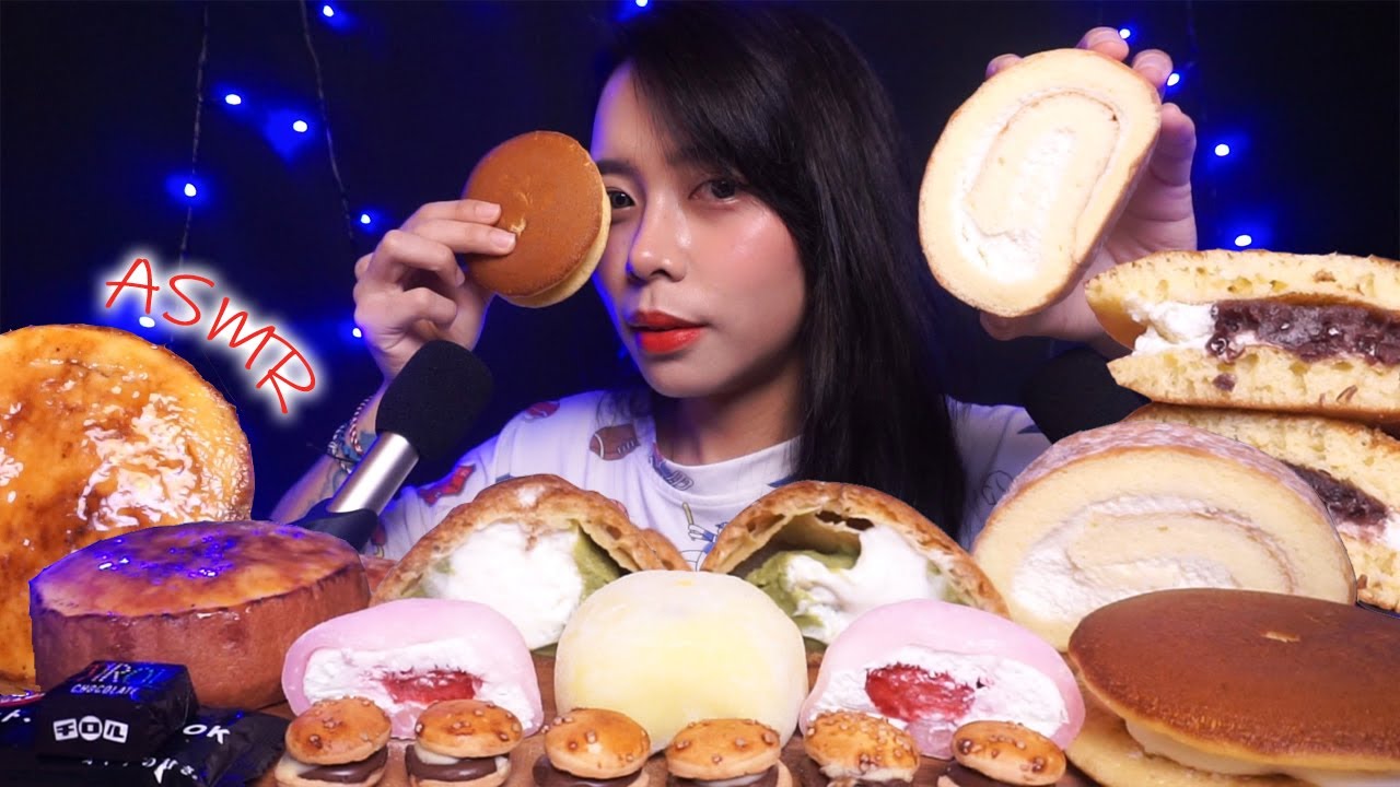 ASMR Japanese Desserts & Snacks | Relaxing Ear-to-Ear Eating Sounds 💤