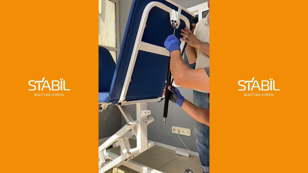 How To: Fitting of Replacement Gas Strut  - Stabil® Komfort Treatment Table
