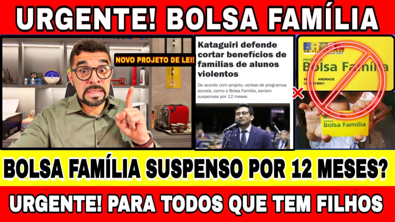 BOLSA FAMÍLIA, VALE GÁS, PÉ DE MEIA SUSPENSOS POR 12 MESES? SE VOCÊ TEM FILHOS ASSISTA AGORA! 