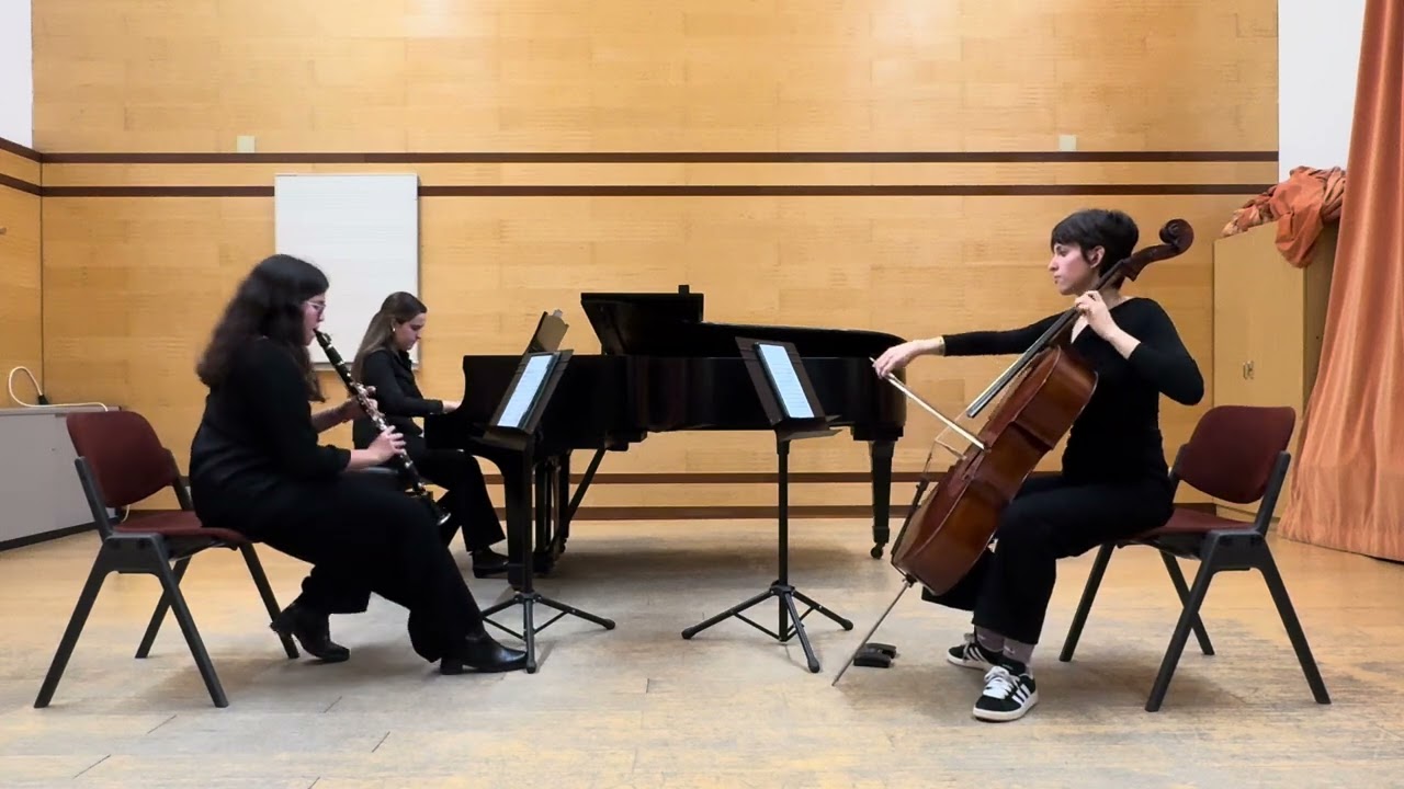 Max Bruch. 8 pieces for Clarinet, Cello and Piano Op.83, nº1: Andante.