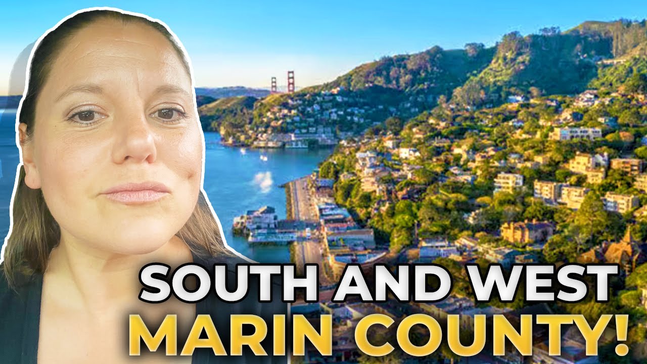 SOUTH & WEST Marin California Map Guide: MUST SEE Attractions | San Francisco Bay Area California