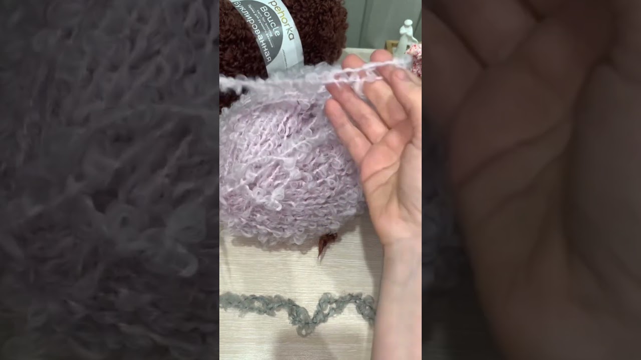 Как вязать из букле #knitting #nataliverezhu #вязание #букле