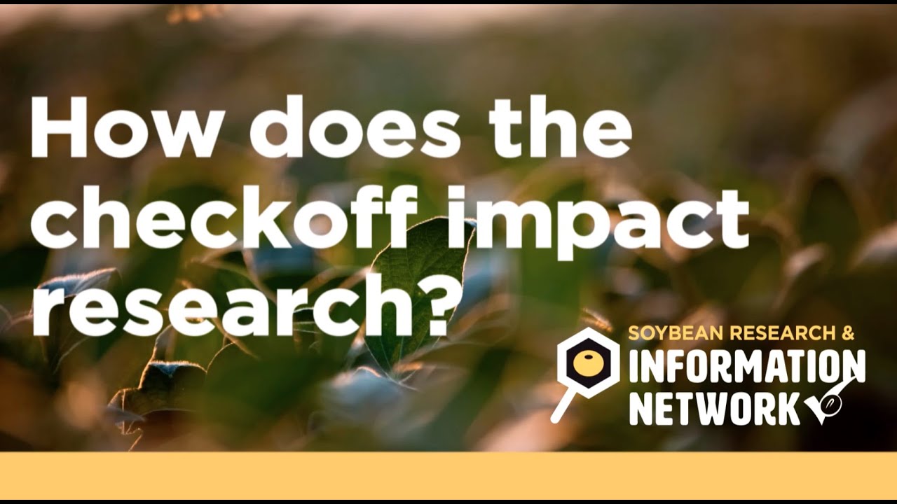 How does the checkoff impact research?