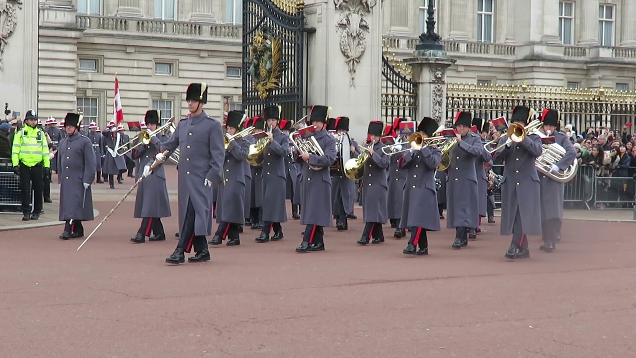 2018 11 05 Guards Dismount RCA Band & RCR March Off