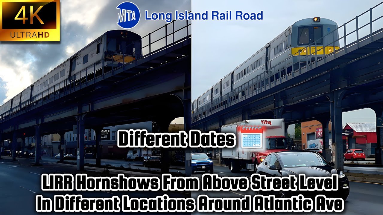 LlRR Hornshows From Above Street Level In Different Locations Around Atlantic Ave