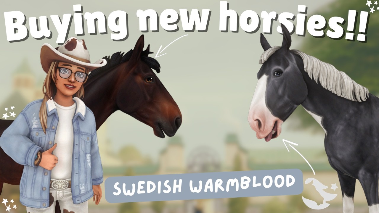 Buying the new Swedish Warmblood in Star Stable!! 🐴💞