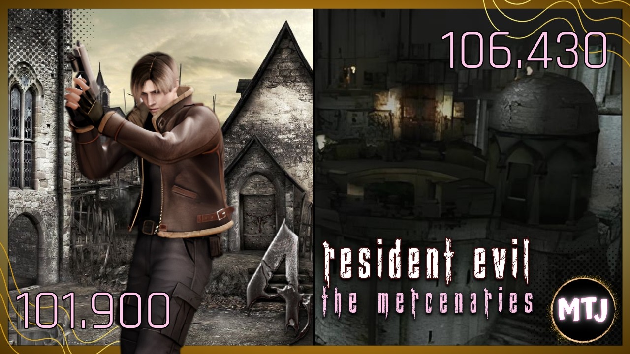 100 MIL PONTOS COM O LEON? - VILA E CASTELO - THE MERCENARIES | RESIDENT EVIL 4 #01