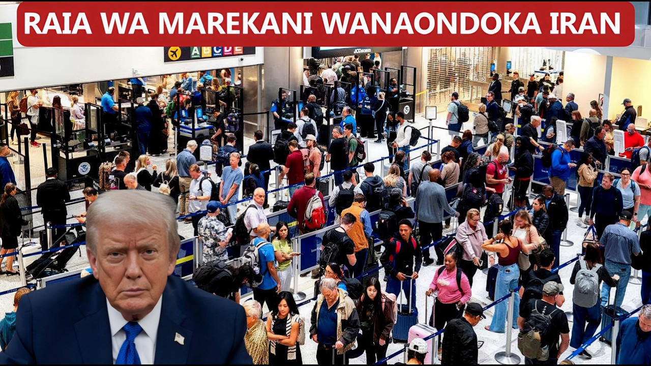 MAREKANI YAWAAMURU RAIA WAKE KUONDOKA IRAN MARAMOJA