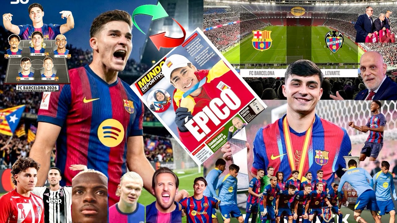 🚨JULIAN ALVAREZ JOUERA POUR LE BARCA APRES LA CDM.. !? / HANSI FLICK A UNE GROSSE REUNION ! Gavi ..?